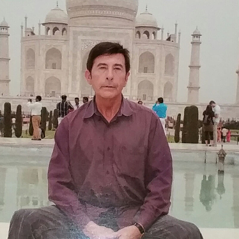 At the Taj Mahal with the World Bank, April 2012