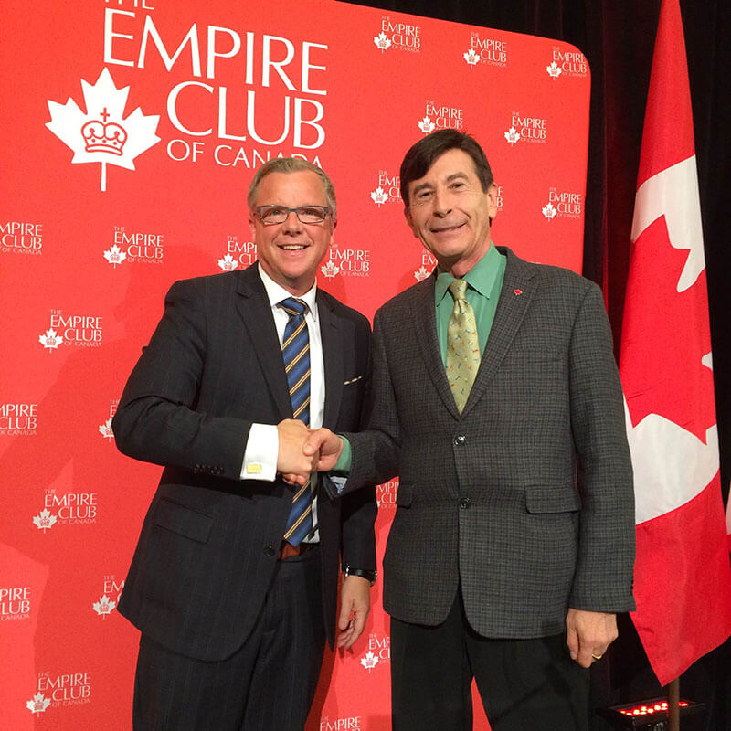 With Brad Wall, Premier of Saskatchewan